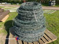 Pallet mild steel barbed wire