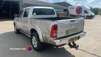 2010 Toyota Hilux Invincible 3.0L D-4D 4X4 double cab pickup, YR60 HYP, 223117 miles, 3 former keepers, V5 in office, MOT 12.10.25, HPi clear - 3