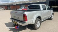 2010 Toyota Hilux Invincible 3.0L D-4D 4X4 double cab pickup, YR60 HYP, 223117 miles, 3 former keepers, V5 in office, MOT 12.10.25, HPi clear - 4