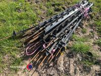 Electric fence reels and corner posts - 2