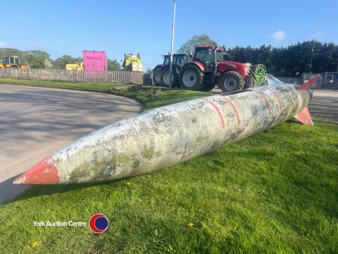 Ex RAF Tornado fuel pod drop tank