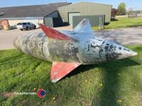 Ex RAF Tornado fuel pod drop tank - 4