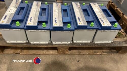 5 Varta starter batteries, 95 amp