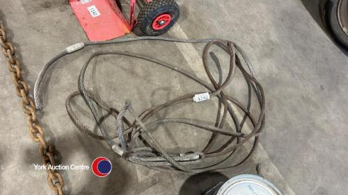 2 x wire ropes