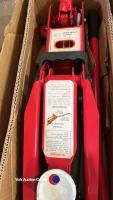 Clarke 2T high lift trolley jack, new in box - 2