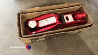 Clarke 2T high lift trolley jack, new in box - 3