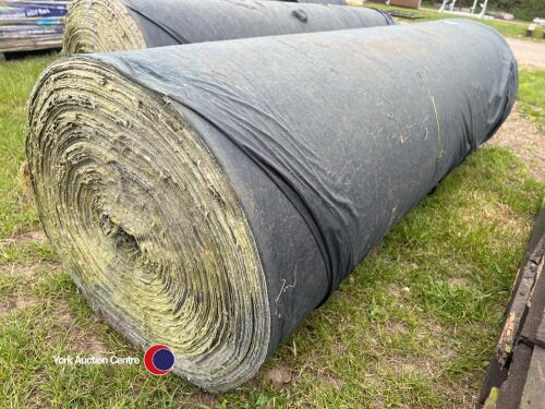 Large roll of weed membrane