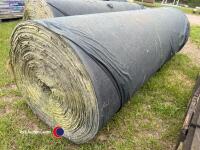 Large roll of weed membrane