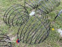 2 x large hayrack/planters - 2