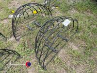 2 x large hay rack/planters - 3