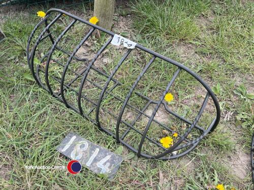 Cast iron hay rack/planter