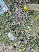 Cast iron hay rack/planter - 2