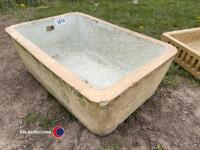 Large glazed trough - 2