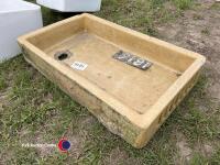 Rectangular glazed trough - 2