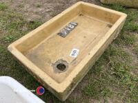 Rectangular glazed trough - 3