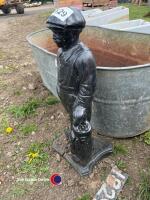 Garden statue of a golfer - 2