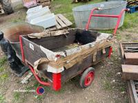2 x wheeled garden barrow