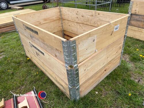 3 x raised bed sections ideal for veg plots