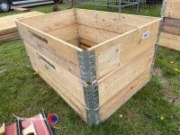 3 x raised bed sections ideal for veg plots
