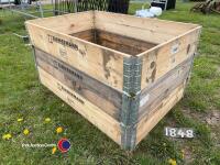3 x raised bed sections ideal for veg plots