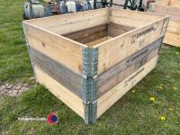 3 x raised bed sections ideal for veg plots - 2