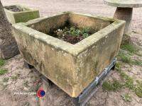 2ft x 2ft stone trough - 2