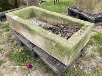 3ft x 18in stone trough - 2