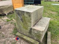 Old stone mounting step