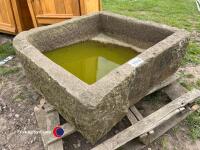 3ft 2in x 3ft 2in stone trough - 2