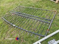 Ornamental 7ft garden gate - 3