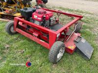 Swisher ATV towed 60in rotary mower fitted with 13HP Honda electric start engine, key in office - 3