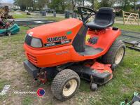 Kubota TG 1860 diesel lawn tractor, key in office - 2