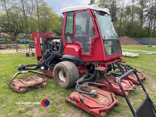 Toro Groundsmaster 4700D ride on mower, 5449 hours, key in office
