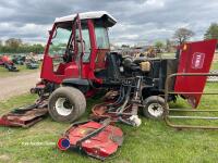 Toro Groundsmaster 4700D ride on mower, 5449 hours, key in office - 3