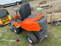 Husqvarna out front ride on mower, key in office - 4