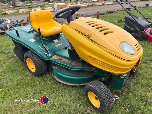 Yardman TA4120 ride on mower, key in office