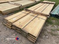 Approx 153.5in x 5.5in x 1in Timber