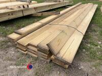 Approx 153.5in x 5.5in x 1in Timber