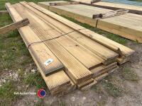Approx 153.5in x 5.5in x 1in Timber - 2