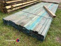 Approx 142in x 2in x 1in Timber - 3