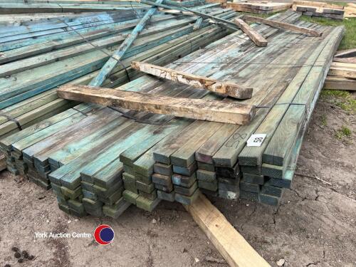 Approx 165.5in x 2in x 1in Timber
