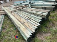 Approx 165.5in x 2in x 1in Timber - 2
