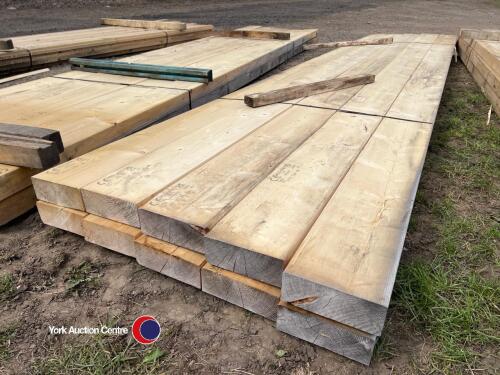 10 approx 189in x 8in x 3in Timber