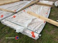 Approx 166in x 6.5in x 1in Timber