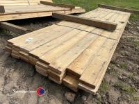Approx 129.5in x 4in x 1in Timber - 2