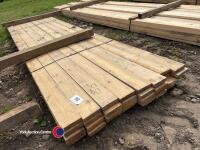 Approx 129.5in x 4in x 1in Timber - 3