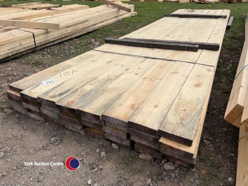 Approx 165.5in x 5in x 1.5in Timber