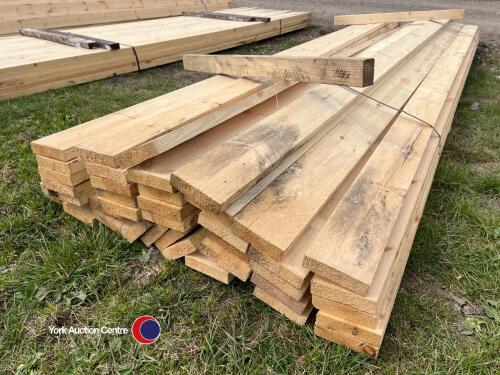 Approx 165.5in x 5in x 1.5in Timber
