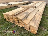 Approx 165.5in x 5in x 1.5in Timber
