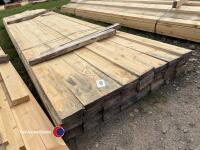 Approx 165.5in x 5in x 1.5in Timber - 2